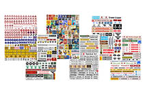 072-9032 - H0 - Schilder …  Sächs. Schmalspurbahnen, Lößnitzgrundbahn